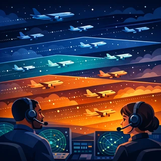 Per què els avions no xoquen?